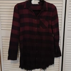 H&M purple flannel